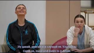 Veronika Solomatina hoop training with Alina Kabaeva 2024