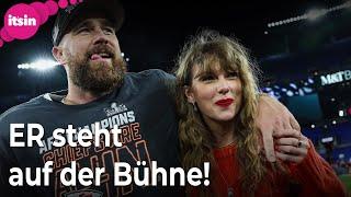 Travis Kelce auf der Bühne: MEGA Überraschung bei Taylor-Swift-Konzert in London • it's in