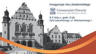 Inauguracja roku akademickiego 2024/2025 w Uniwersytecie Otwartym UAM