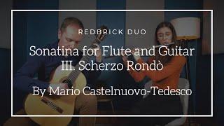 Redbrick Duo - Sonatina For Flute and Guitar: III. Scherzo Rondò (Mario Castelnuovo Tedesco)