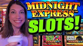   The potential for BIG WINS is insane on Midnight Express slot machine