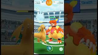 Solo Raid Magmar in Pokémon go #pokemongo #pokemon #short #Gbl #viral #RaidBattle #Magmar