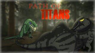 PATH OF TITANS - Конковенатор пытаться не упасть с Мегаланией!