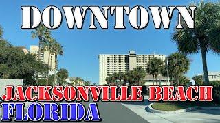 Jacksonville Beach - Florida - 4K Downtown Drive