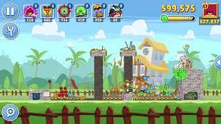 Angry Birds Friends Level 2 Tournament 1438 three stars NO POWER-UP walkthrough 2024-08-24