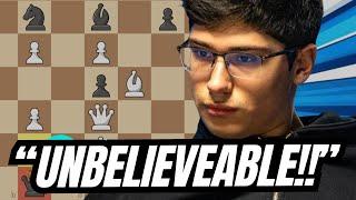 The chess commentators just had a heart attack