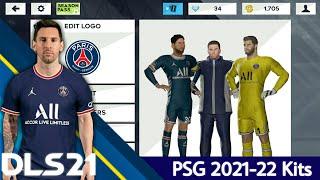 Paris Saint-Germain (PSG) 2021-22 Kits - DLS 21