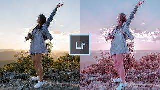 lightroom Mobile Tutorial : How To Edit Pink and Blue Tones