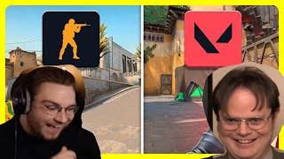 ohnePixel reacts to CS:GO vs VALORANT (With chat)