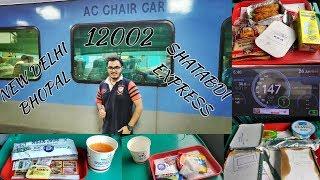 India's 2nd Fastest Train Journey |  12002 New Delhi - Bhopal Shatabdi Express