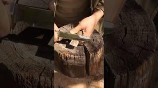 Wood Chopping Skills 🪵 #bushcraft #camping #survival #outdoors  #survivalskills