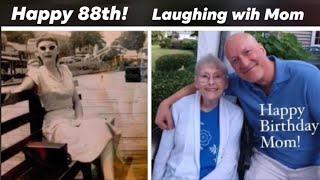 Laughing with Mom (Happy 88th) Robert Rivest Laughter Yoga Teacher / Trainer, Wellbeing Laughter CEO