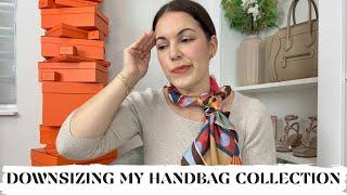 DOWNSIZING MY 30+ PIECE HANDBAG COLLECTION JUST TO 7  TAG VIDEO! @MelissaAdams-Wade