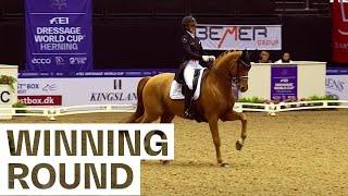 Cathrine Dufour unbeatable again | FEI Dressage World Cup Herning 2021 | #PursuitOfPerfection