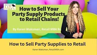 How to Sell Party Supplies | Party Supply Vendors | Wholesale Party Supply Vendors