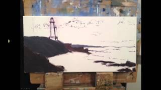 How To Paint A Seascape - Part 1 of 3 of "How To Paint A Seascape" #MooreMethod