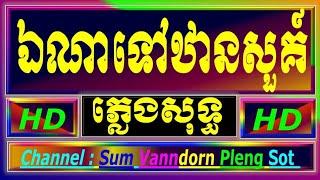 ឯណាទៅឋានសួគ៌ ភ្លេងសុទ្ធ ប្រុស karaoke,lyric, ena tov thansur karaoke plengsot by Yamaha PSR s770