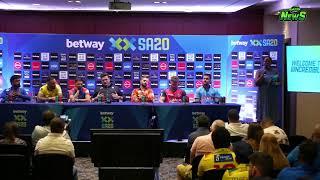 Smash Sports News Live Stream - Betway SA20 Captain's Press Conference