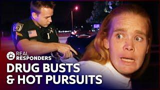 Dangerous High Speed Police Chase Ends In Drug Bust | Cops | Real Responders