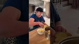 莉娜也在做包子#混血萌娃#跨国家庭#跨国婚姻 #中俄混血
