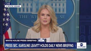 LIVE: White House press briefing