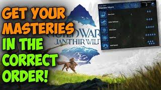 The BEST order to get your Janthir Wild Masteries!