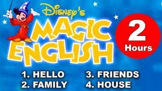 Magic English 2 Hours | ESL Disney Cartoons for Children