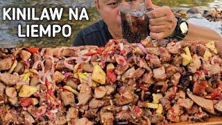 KINILAW NA LIEMPO | OUTDOOR COOKING | MUKBANG PHILIPPINES