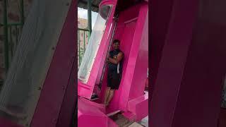 Scariest Aqua loop launcher slide Jurasik park sonipat  #shorts #waterpark #waterslides