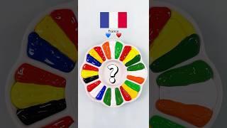 Guess The Final ColorFlags62｜MIxing Color｜Satisfying ｜Relaxing｜Art | Paint Mixing | ASMR Art