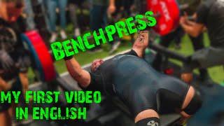 200 Kg/ 440lbs BENCHPRESS - my first ENGLISH VIDEO - Strongman Fitness Strengthsport