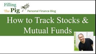 How to Create an Investment Portfolio and Track Stocks and Mutual Funds using Yahoo Finance