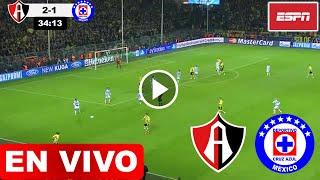 CRUZ AZUL vs ATLAS en vivo Donde ver Partido Completo atlas vs cruz azul hoy apertura liga mx 2023