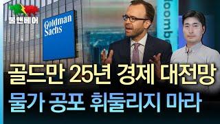 [홍장원의 불앤베어] "미국 증시 내년 폭락 요인 있을까요" 라는 질문에 대한 골드만삭스의 답변