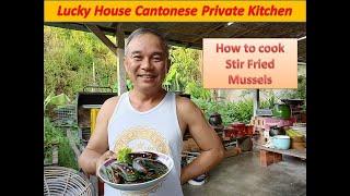 Chef Sam - How to cook Stir Fried Mussels