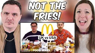 AMERICANS REACT US vs UK McDonald's: SHOCKING SIZE DIFFERENCES!