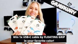 GIVEAWAY - Win 1x 0,5M USB-C cable by FLOATING GRIP | Charge your controllers while mounted