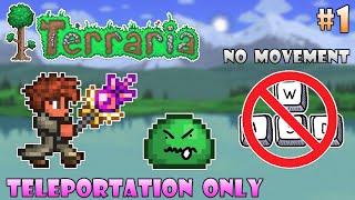 Terraria, but I can only move with the Rod of Harmony - No Movement Challenge (Part 1)