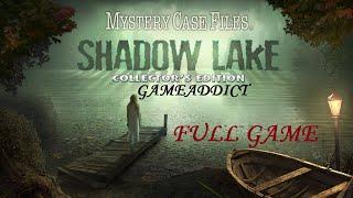 MYSTERY CASE FILES SHADOW LAKE COLLECTORS EDITION EXPERT MODE (No Hints Used) : Full Game