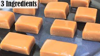 Caramel Toffee Recipe - how to make caramel candy at home