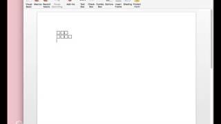 How to add checkbox in Ms Word Mac