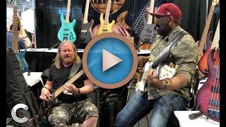 Andrew Gouche  and Brian Allen, Summer NAMM 2018, Cordial Cables USA Initial intro to the MTD family