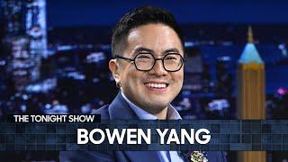 Bowen Yang Had to Apologize After Kissing Ariana Grande Too Hard on SNL (Extended) | Tonight Show