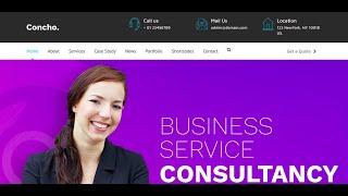 Concho - Consultancy Business WordPress Theme | Corporate Website Theme