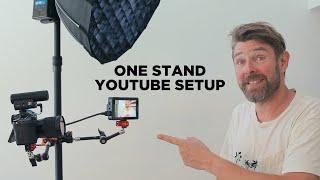 Ultimate ONE STAND YouTube Studio Setup!