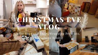 CHRISTMAS EVE 2024 VLOG -  WRAP PRESENTS WITH ME, BIG CHRISTMAS FOOD SHOP, BAKING CHRISTMAS COOKIES