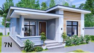 7.5 x 12 Meter House plan | House Design (3Bedrooms)