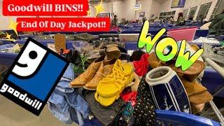 Let’s GO To Goodwill Bins!! It Was The End Of The Day And We Scored BIG! Thrift With Me For Resale!