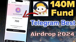 140Million Fund Airdrop | New Telegram Airdrop Listing In November | Koni Story Airdrop