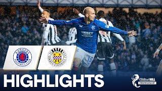 Rangers 2-1 St Mirren | Cerny Secures Win For Rangers | William Hill Premiership